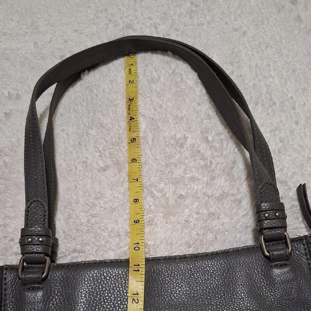 The Sak Charcoal Gray Leather Tote - Picture 6 of 8